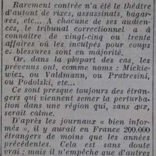 Un article de l'Eclair comtois