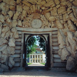 La porte d'accès de la Saline
