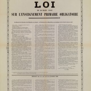 Loi sur l'enseignement primaire obligatoire