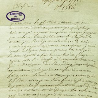 Un curé face à constitution civile du clergé