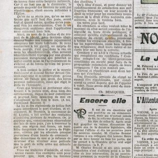 Non au vote des femmes