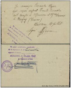 Arrestation d'Emile Cisinski