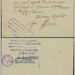 Arrestation d'Emile Cisinski
