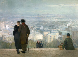 Paris, vu du Sacré-Coeur, Jules Adler, © Musée des Beaux arts de Dole.