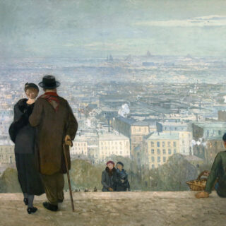 Paris, vu du Sacré-Coeur, Jules Adler, © Musée des Beaux arts de Dole.
